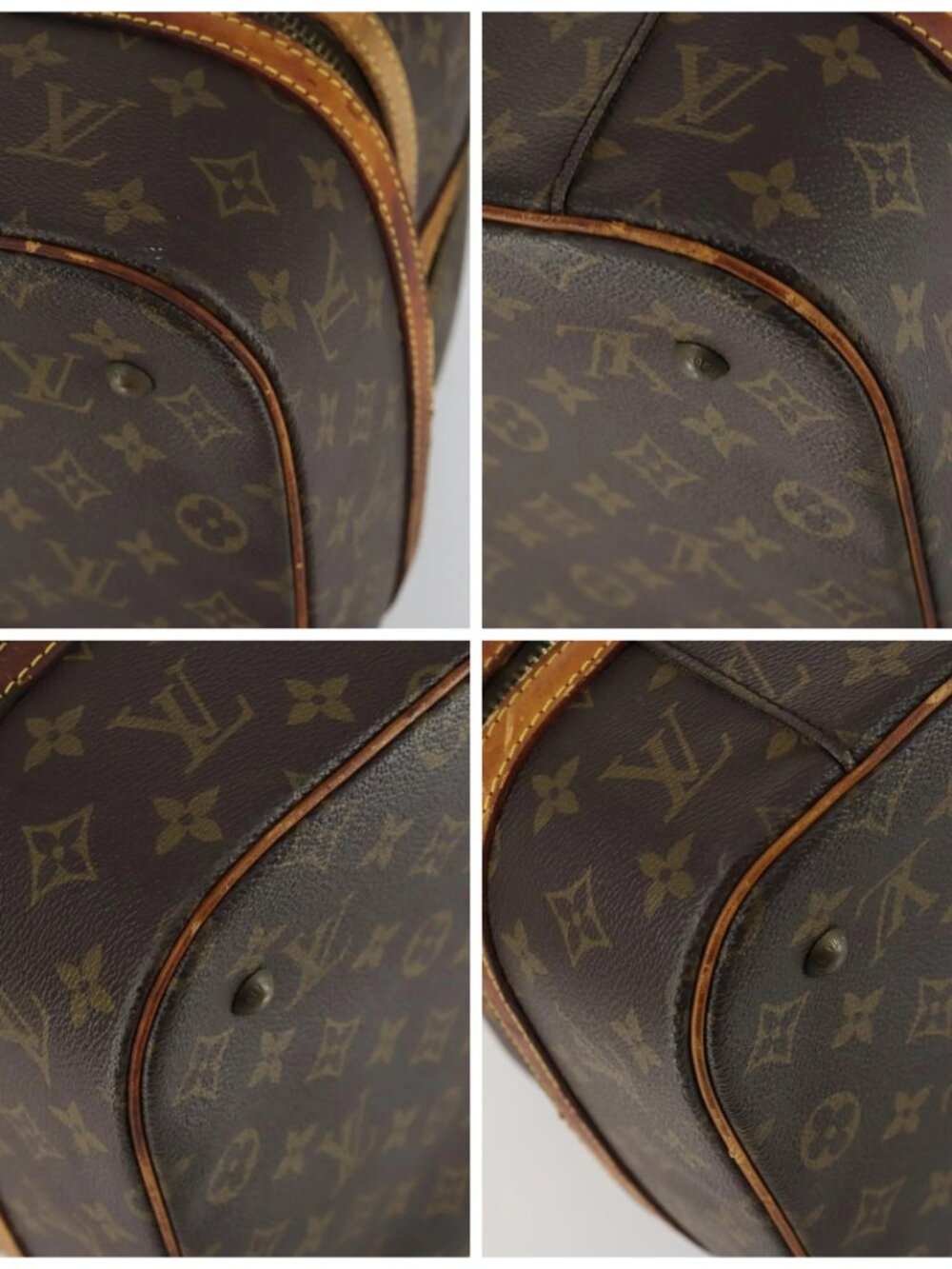 LOUIS VUITTON Monogram Sac Sports Boston Bag M41444 LV Auth 158448 - Picture 14 of 16